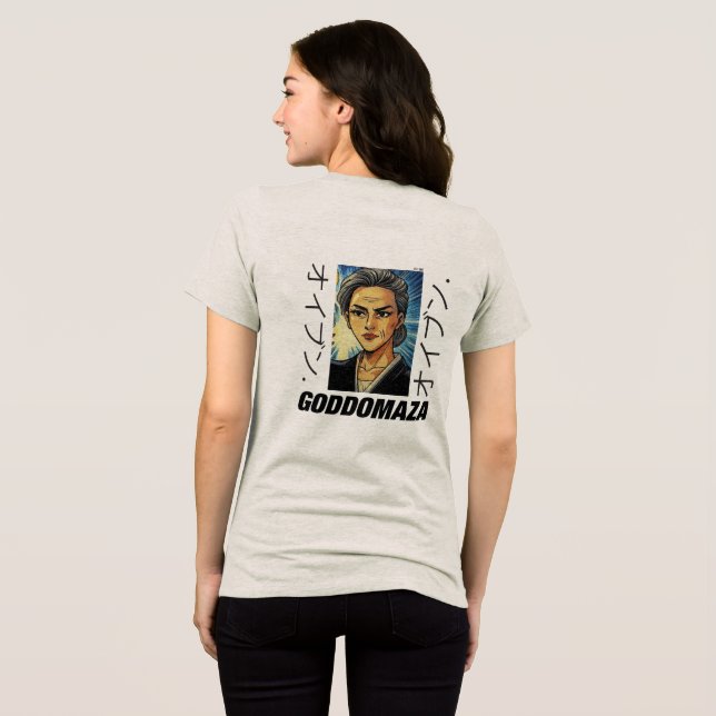 CAMISETA MOMOKO HEAD BW SKETCH (Verso completo)