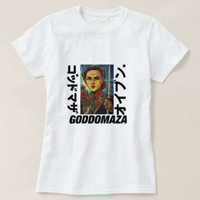 CAMISETA MOMOKO YAKUZA TATATAS E TEXTOS ESPESTOS MULHERES B (Frente do Design)