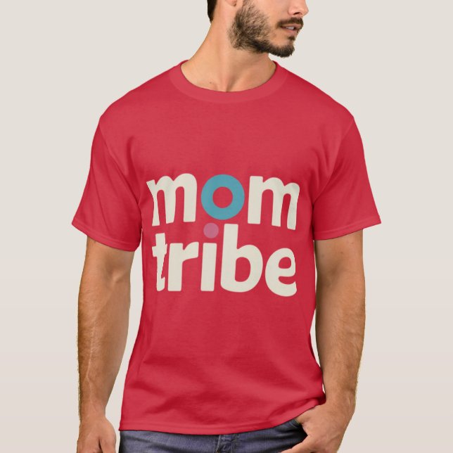 Camiseta Momribehe tribe of moms funny boy vintage (Frente)