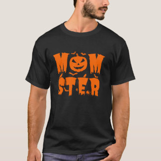 Camiseta Momster e Dadcula Matando o Figurino do Halloween