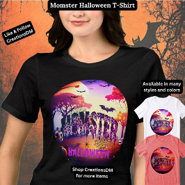 Camiseta Momster Halloween