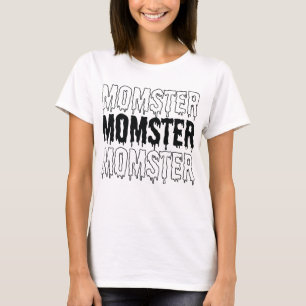 Camiseta Momster Halloween Mãe Design