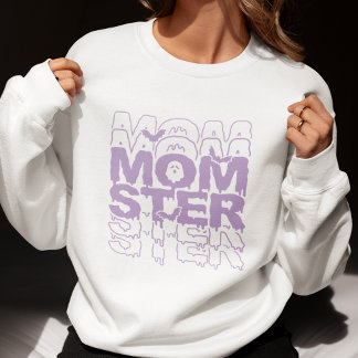 Camiseta Momster Halloween Mamãe Engraçado Queda