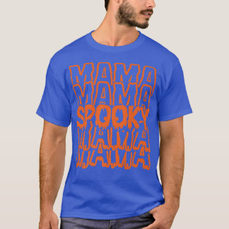 Camiseta Momster Spooky Mama Monster Fácil Mãe Ha