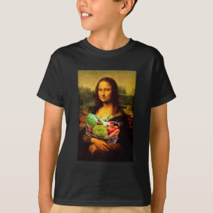 Camiseta Mona Lisa ama legumes