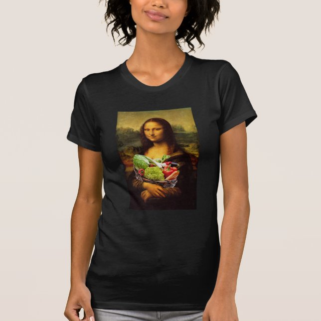 Camiseta Mona Lisa ama legumes (Frente)