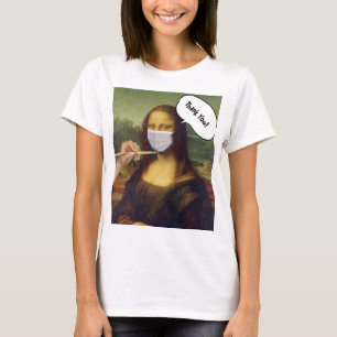 Camiseta Mona Lisa Covd19