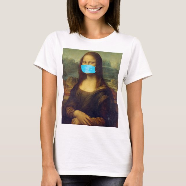 Camiseta Mona Lisa Covd19 (Frente)
