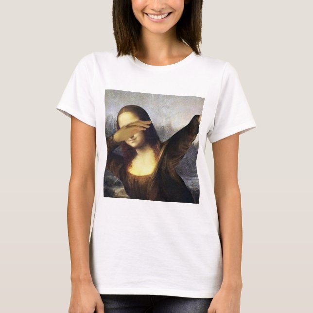 Camiseta Mona Lisa Dab, PopCulture, (Frente)