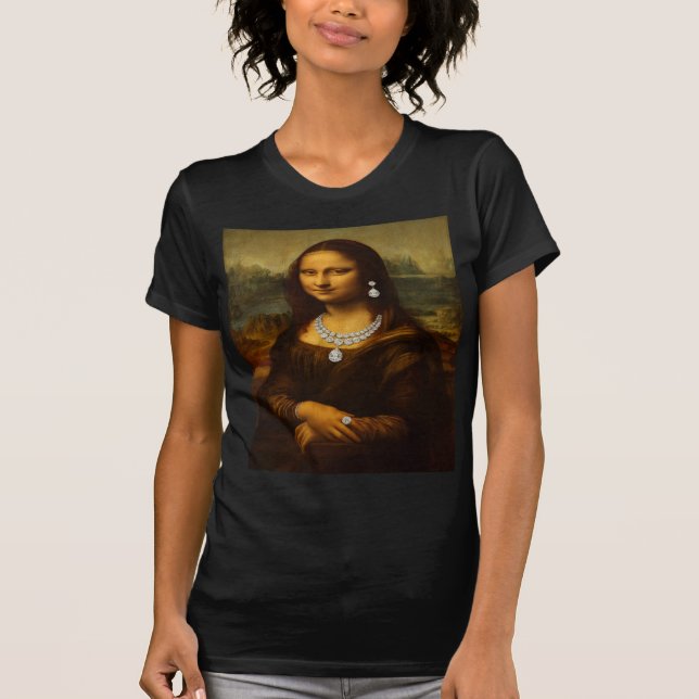Camiseta Mona Lisa em Diamantes Fabulosos (Frente)