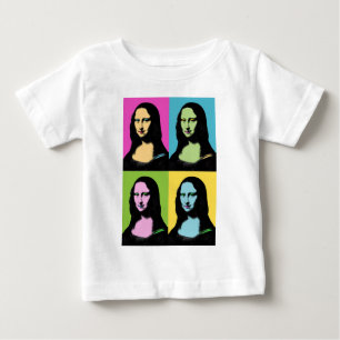 Camiseta Mona Lisa - Estilo de Arte Pop