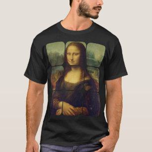 Camiseta Mona Lisa Italiana Renascentista Pintura Geom