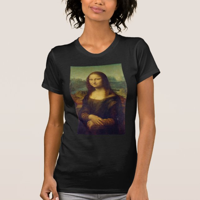 Camiseta Mona Lisa La Joconde por Leonardo Da Vinci (Frente)