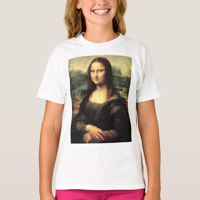 Camiseta Mona Lisa Leonardo da Vinci (Frente)