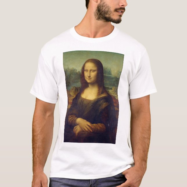 Camiseta Mona Lisa, Leonardo da Vinci (Frente)