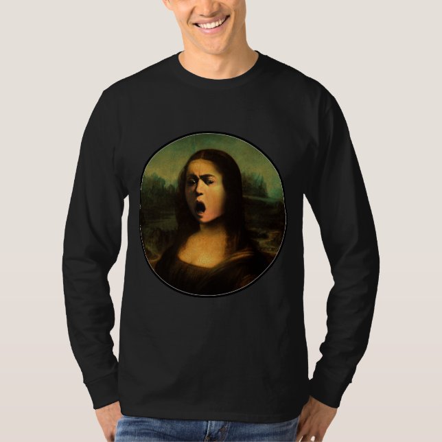 Camiseta Mona Lisa Medusa Caravaggio (Frente)