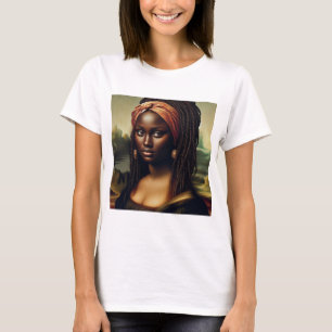Camiseta Mona Lisa Negra: Uma Reimaginação Moderna