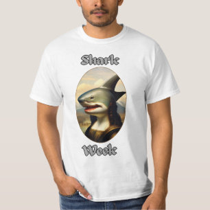 Camiseta Mona lisa semana do tubarão