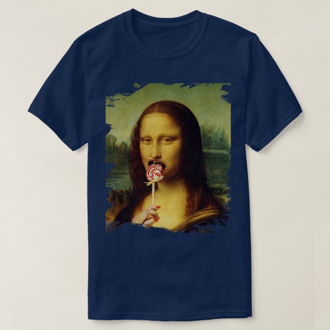 Camiseta Mona Lollipop Lisa (Frente do Design)
