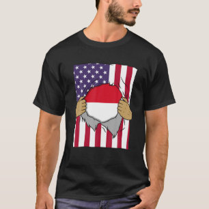 Camiseta Mônaco Flag Dentro de Sangue Me Orgulho Doméstico 