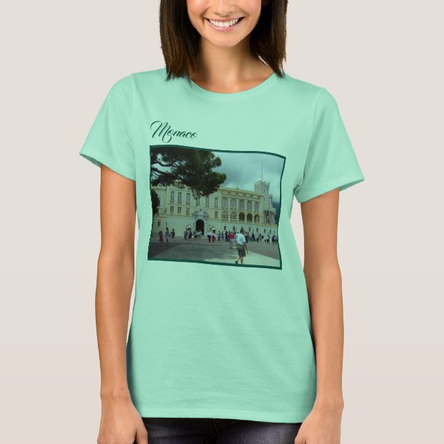 Camiseta Mônaco Palace Monte Carlo Viagem Souvenir (Frente)
