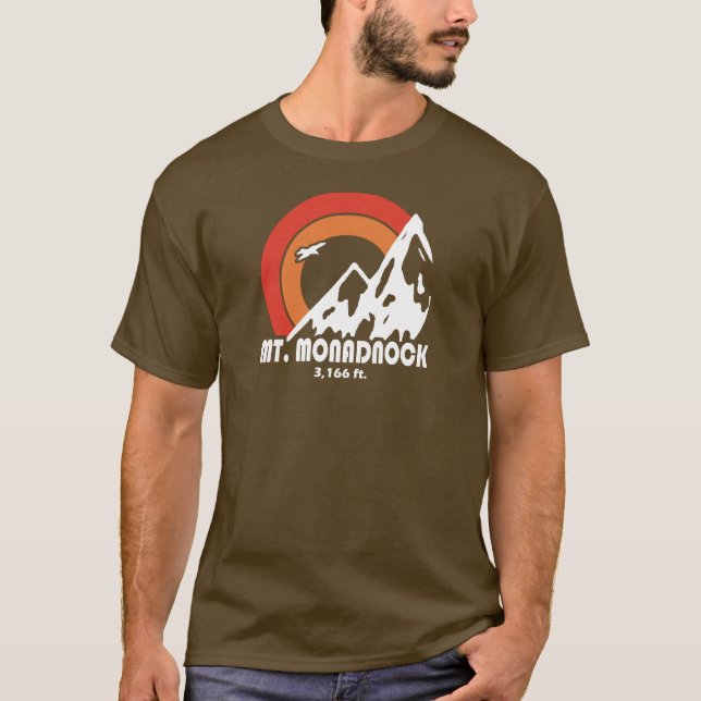Camiseta Monadnock New Hampshire Sun Eagle (Frente)