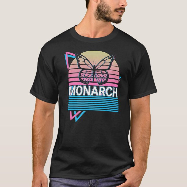 Camiseta Monararca Borboleta Retro (Frente)