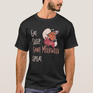 Camiseta Monarca Borboleta Coma Planta De Sono Milkweed Ent