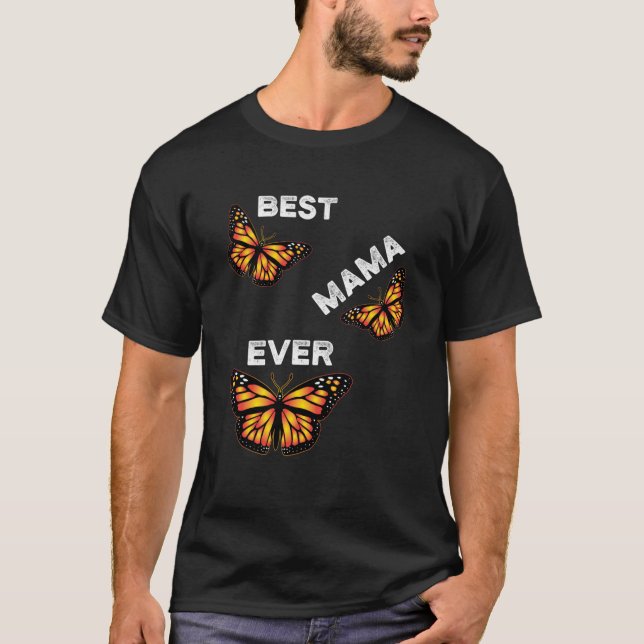 Camiseta Monarca Borboleta Mãe Borboleta Mamãe Borboletas E (Frente)