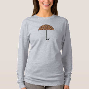 Camiseta Monarca Borboletas Guarda-chuvas