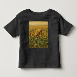 Camiseta Monarca com Girassóis