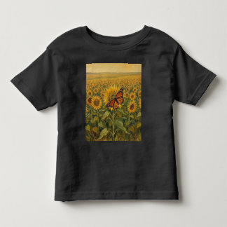 Camiseta Monarca com Girassóis