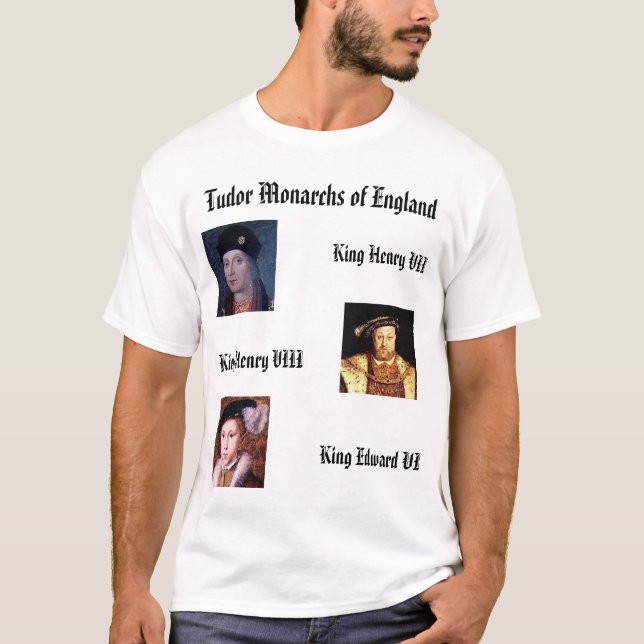 Camiseta Monarca de Tudor de Inglaterra (Frente)