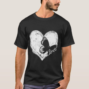 Camiseta Monarcas de Borboleta Bonita Amam Homens Entomolog