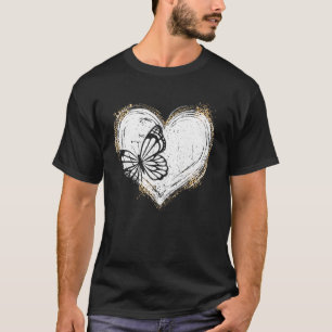 Camiseta Monarcas de Borboleta Cuta Amam Mulheres Adolescen