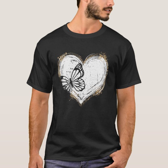 Camiseta Monarcas de Borboleta Cuta Amam Mulheres Adolescen (Frente)