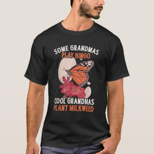 Camiseta Monarch Butterfly Planta Vovó Milkweed