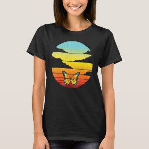 Camiseta Monarch Butterfly Retro Vintage 60s 70s Insett Wom