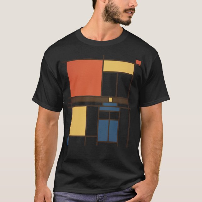 Camiseta Mondrian Who Médicos  (Frente)