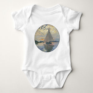Camiseta Monet Sailboat French Impressionism Classic Art