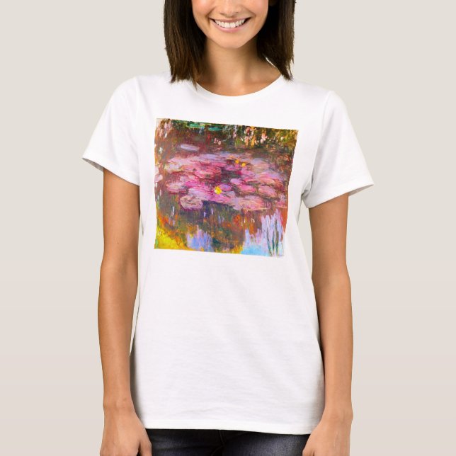 Camiseta Monet Water Lily 1917 (Frente)