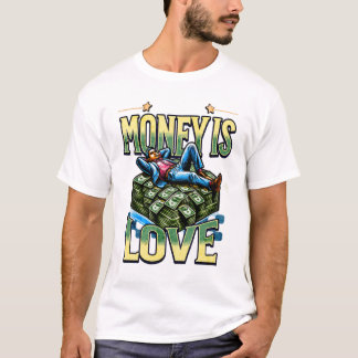 Camiseta Money Is Love – Bold Hustle Statement Tee