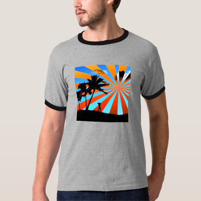 Camiseta moneygrip - quente para fora (Frente)