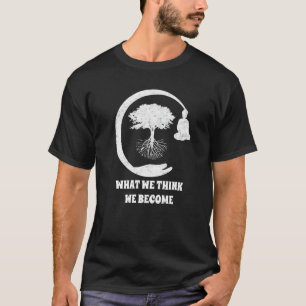 Camiseta Monge Buda Namaste Budismo O Que Pensamos Nós Nos 