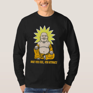 Camiseta Monge Buda Namaste Budismo O Que Você Sente Você A