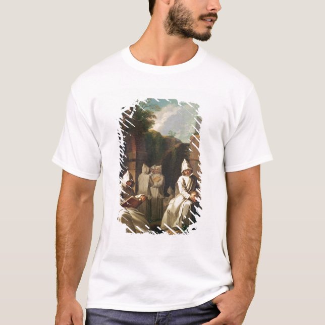 Camiseta Monges cartuxas na meditação (Frente)