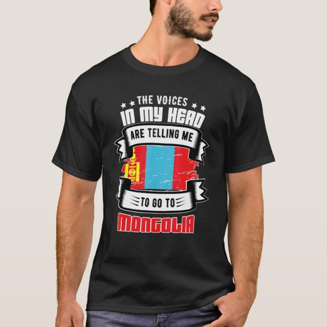 Camiseta Mongólia Na Minha Cabeça (Frente)