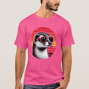 Camiseta Mongoose Retro Vintage Óculos de sol 80