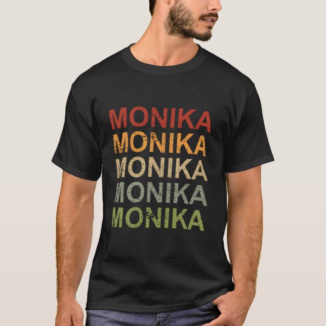 Camiseta Monika Personalized Monika Name Monika (Frente)