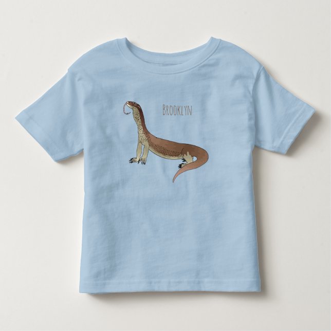Camiseta Monitor de desenho de lagarto (Frente)